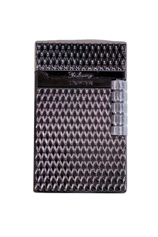 Black Martin Soft Flame Desenli Gunmetal Metal Çakmak