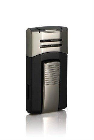 Caseti Tek Torch Pürmüz Siyah-Gunmetal Puro Çakmak CA0436004