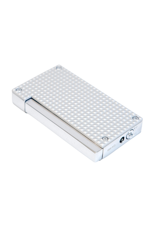 Caseti Tek Torch Perde Alev Beyaz Metal Puro Çakmağı