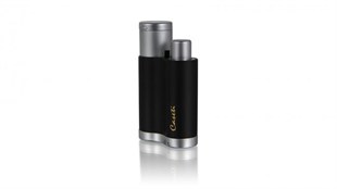 Caseti Tek Torch Pürmüz Mat Siyah-Gümüş Puro Çakmak CA0504001