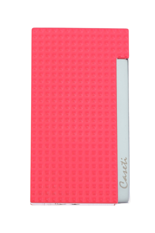 Caseti Tek Torch Perde Alev Kırmızı Metal Puro Çakmağı