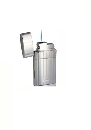 Caseti Tek Torch Pürmüz Gümüş Puro Çakmak CA0438003
