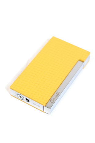 Caseti Tek Torch Perde Alev Sarı Metal Puro Çakmağı