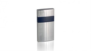 Caseti Tek Torch Pürmüz Gümüş-Mavi Puro Çakmak CA0438004