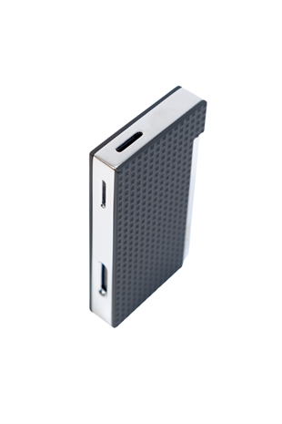 Caseti Tek Torch Perde Alev Siyah Metal Puro Çakmağı