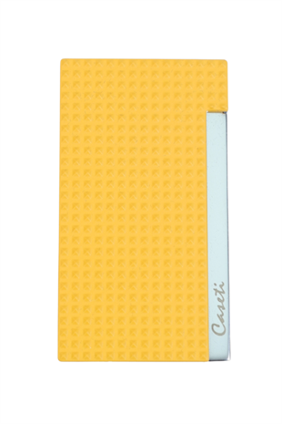 Caseti Tek Torch Perde Alev Sarı Metal Puro Çakmağı