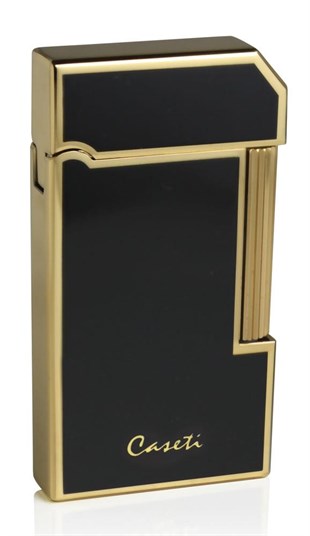 Caseti Tek Torch Pürmüz Siyah-Gold Puro Çakmak CA059003