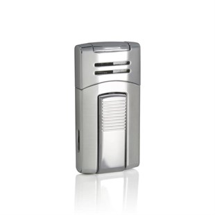 Caseti Tek Torch Pürmüz Gümüş Puro Çakmak CA0436003