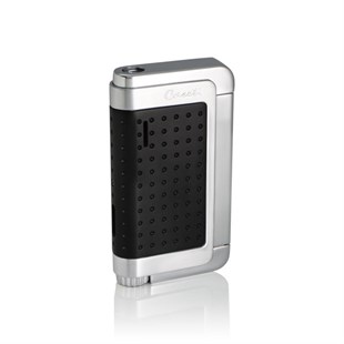 Caseti Tek Torch Pürmüz Siyah-Gümüş Puro Çakmak CA0282001