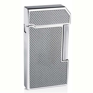 Caseti Tek Torch Pürmüz Gümüş Desenli Puro Çakmak CA059008