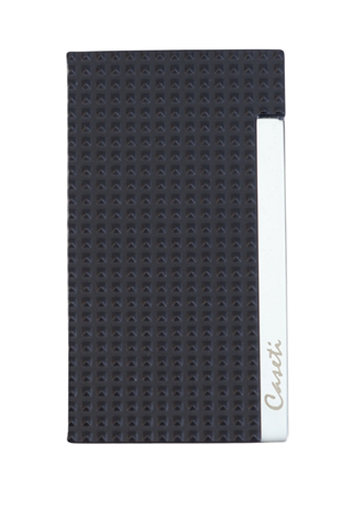 Caseti Tek Torch Perde Alev Siyah Metal Puro Çakmağı