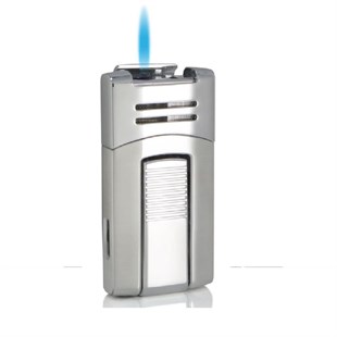 Caseti Tek Torch Pürmüz Gümüş Puro Çakmak CA0436003