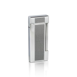 Caseti Tek Torch Pürmüz Gümüş Desenli Puro Çakmak CA02430011