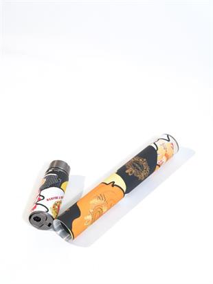 Cohiba Habanos Özel Üretim Metal Puro Tüpü & Tek Torch Pürmüz Puro Çakmağı