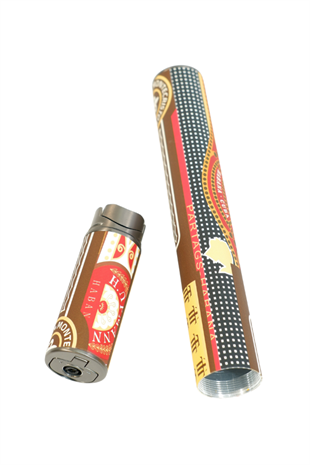 Cohiba Habanos Özel Üretim Metal Puro Tüpü & Tek Torch Pürmüz Puro Çakmağı