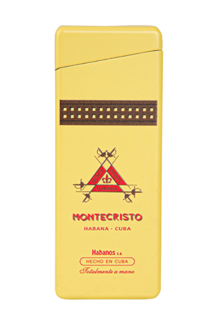 Cohiba Monte Cristo Özel Üretim Tek Torch Pürmüz Sarı Puro Çakmağı