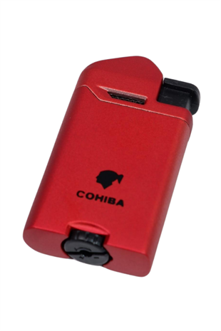 Cohiba Perde Alev Pürmüz Kırmızı Puro Çakmağı