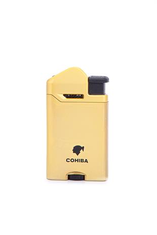 Cohiba Perde Alev Sarı Metal Puro Çakmağı