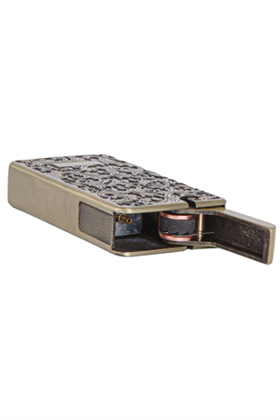 Cohiba Soft Flame Bronz Desenli Metal Çakmak