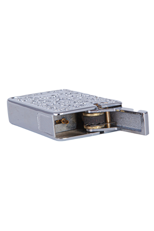 Cohiba Soft Flame Gümüş Desenli Metal Çakmak