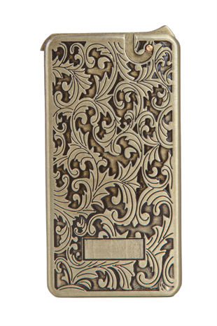 Cohiba Soft Flame Bronz Desenli Metal Çakmak