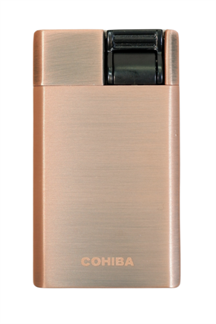 Cohiba Tek Torch Perde Alev Bronz Metal Puro Çakmağı