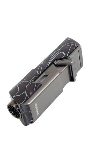 Cohiba Tek Torch Pürmüz Delici İğneli Desenli Metal Puro Çakmağı