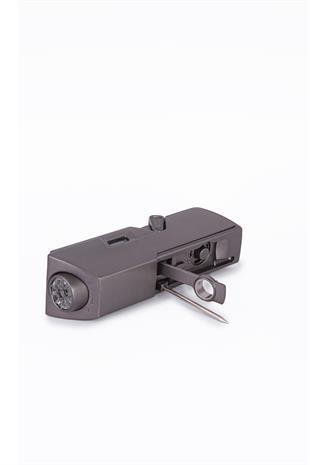 Cohiba Tek Torch Pürmüz Gunmetal Dahili Delici & İğne Metal Puro Çakmağı