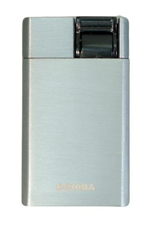 Cohiba Tek Torch Perde Alev Gümüş Metal Puro Çakmağı