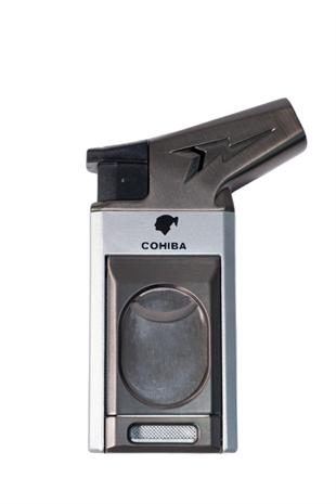 Cohiba Tek Torch Pürmüz Gümüş Puro Çakmağı