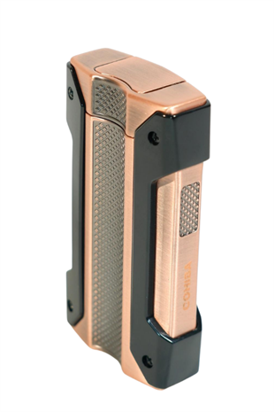 Cohiba Tek Torch Pürmüz Delicili Bronz Siyah Metal Puro Çakmağı