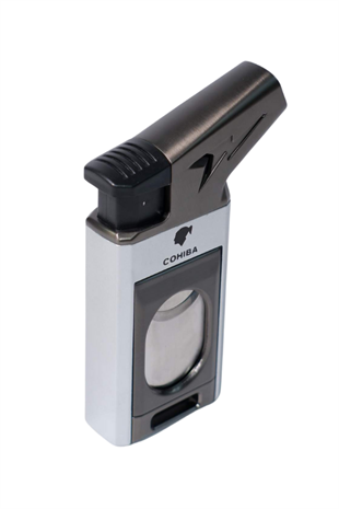 Cohiba Tek Torch Pürmüz Gümüş Puro Çakmağı