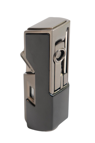 Cohiba Tek Torch Pürmüz Delici İğneli Siyah Metal Puro Çakmağı