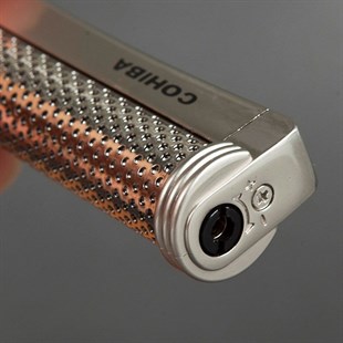 Cohiba Tek Torch Pürmüz Gümüş Puro Çakmağı