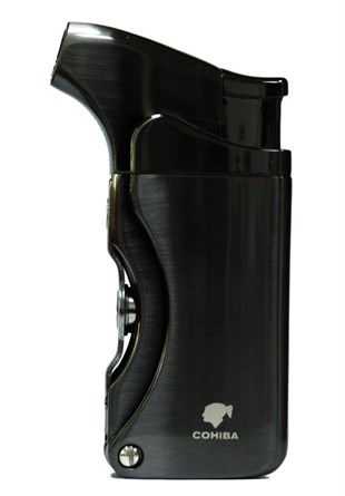 Cohiba Tek Torch Pürmüz Delicili Gunmetal Puro Çakmak