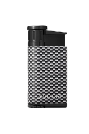 Colibri Evo Tek Torch Pürmüz Gümüş Karbonfiber Puro Çakmağı