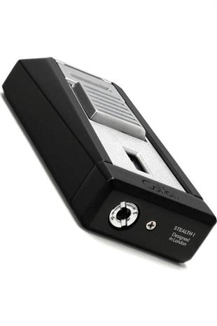 Colibri Stealth Tek Torch Pürmüz 1 Siyah-Gümüş Puro Çakmağı