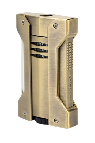 Conquistador Tek Torch Pürmüz Bronz Siyah Defi Extrem Dizayn Metal Puro Çakmağı