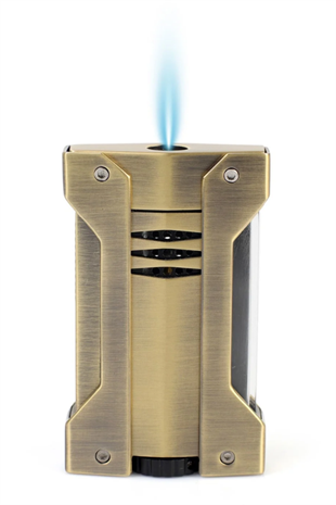 Conquistador Tek Torch Pürmüz Bronz Siyah Defi Extrem Dizayn Metal Puro Çakmağı