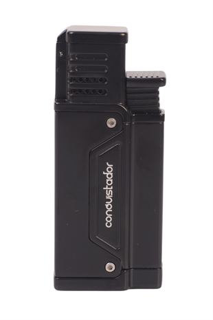 Conquistador Tek Torch Pürmüz Siyah Delicili Metal Puro Çakmağı