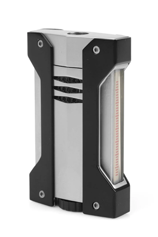Conquistador Tek Torch Pürmüz Krom Siyah Defi Extreme Dizayn Metal Puro Çakmağı