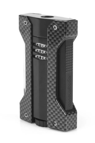 Conquistador Tek Torch Pürmüz Karbon Siyah Defi Extreme Dizayn Metal Puro Çakmağı
