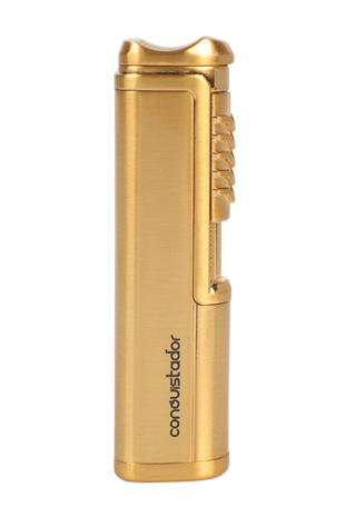 Conquistador Tek Torch Pürmüz Gold Metal Puro Çakmağı