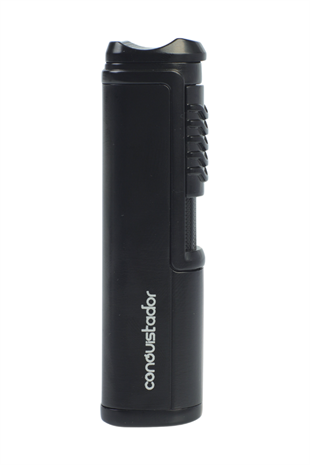 Conquistador Tek Torch Pürmüz Siyah Metal Puro Çakmağı