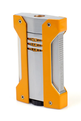 Conquistador Tek Torch Pürmüz Turuncu Gümüş Defi Extreme Dizayn Metal Puro Çakmağı