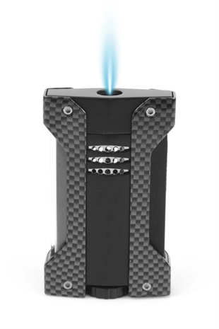 Conquistador Tek Torch Pürmüz Karbon Siyah Defi Extreme Dizayn Metal Puro Çakmağı