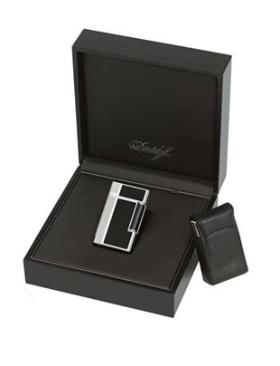 Zino Davidoff Çift Alevli Siyah Lake Çakmak 39932