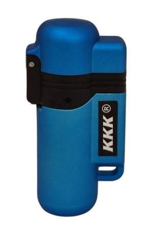 PremiumQuality Açık Mavi Plastik Tek Torch Pürmüz Puro Çakmağı
