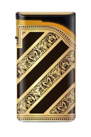 PremiumQuality Gold - Siyah Tek Torch Pürmüz Plastik Puro Çakmağı