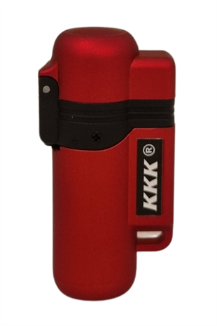 PremiumQuality Kırmızı Plastik Tek Torch Pürmüz Puro Çakmağı